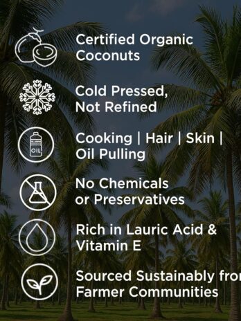 Organic Cold-Pressed Coconut Oil